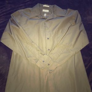 Van Heusen Olive Green Dress Shirt